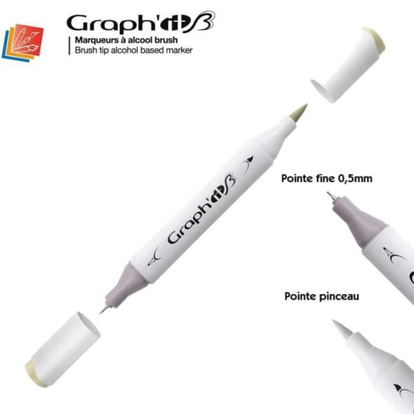 Graph'IT Brush Marker alkoholmarkör från Graph'IT - Graph'it färgkarta: 8315 - matcha