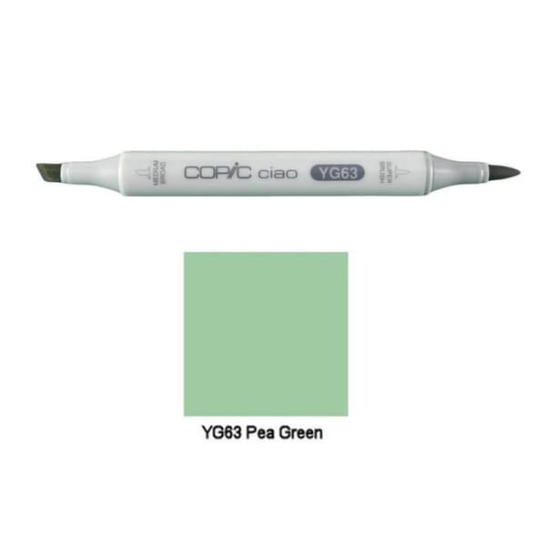 Copic Ciao filtpenna med dubbelspets - YG63 ärtgrön