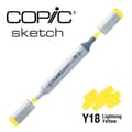 Miniatyrbild 1 av 2: Copic Sketch Y18 Lightning Yellow alkoholmarker
