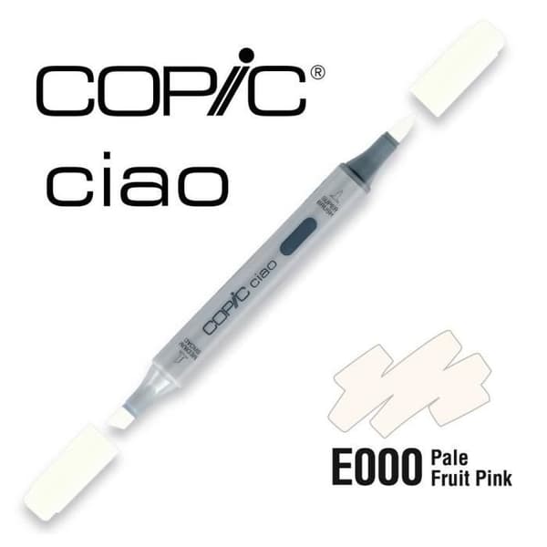 Copic Ciao alkoholmarkör - Kött- och jordnyanser E - Bred fasad spets och mjuk borstspets