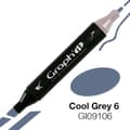 Miniatyrbild 1 av 2: Graph'it 9106 Cool Grey 6 Alkoholmarkör