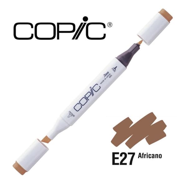 Markör - COPIC - E27 Afrikansk - Brun - Permanent - Opaque