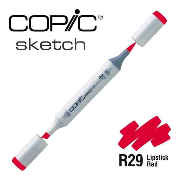 Marker - Copic - R29 Läppstift Röd - Röd - Opaque - 1 styck