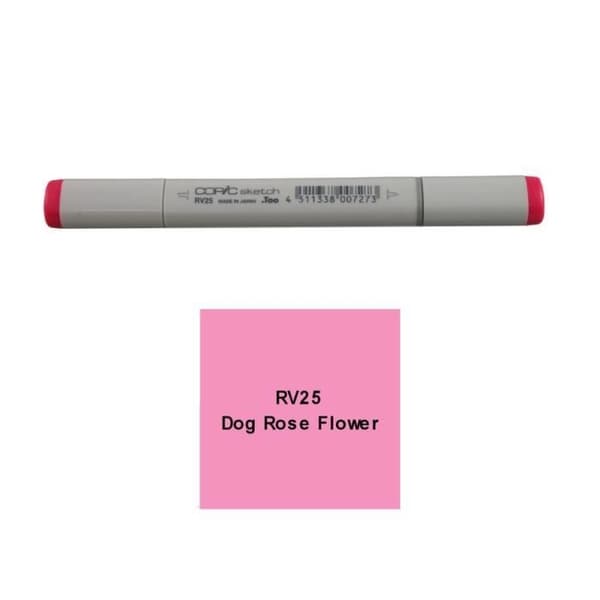 Markör - COPIC - Copic Sketch - Dubbel spets - Rosa RV25 - Oföränderlig - Opaqu