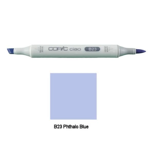 Copic Ciao dubbelspets tuschpenna - B23 Phthalo Blue