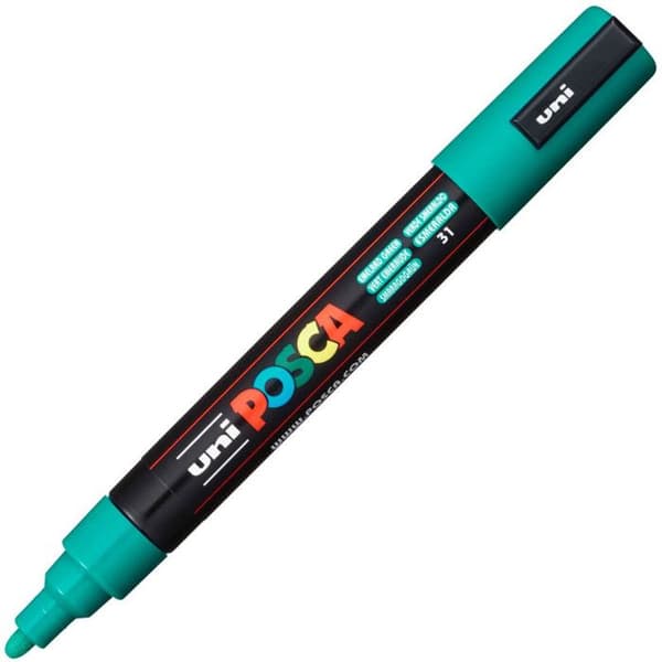 POSCA Marker - Medium Tip - Emerald Green - Vattenbaserad färg