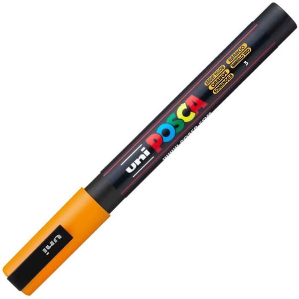POSCA Marker Fine Conical Tip Orange - Vattenbaserad måla alla ytor