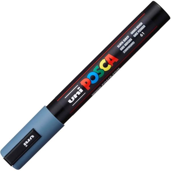 POSCA Marker - Medium konisk spets - Skiffergrå