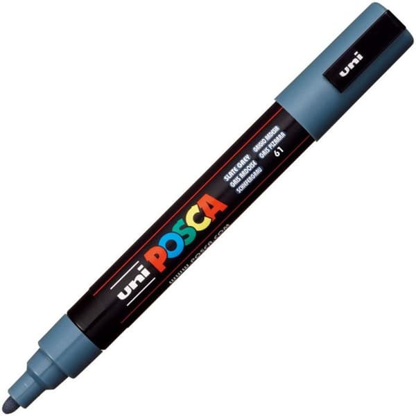 POSCA Marker - Medium konisk spets - Skiffergrå