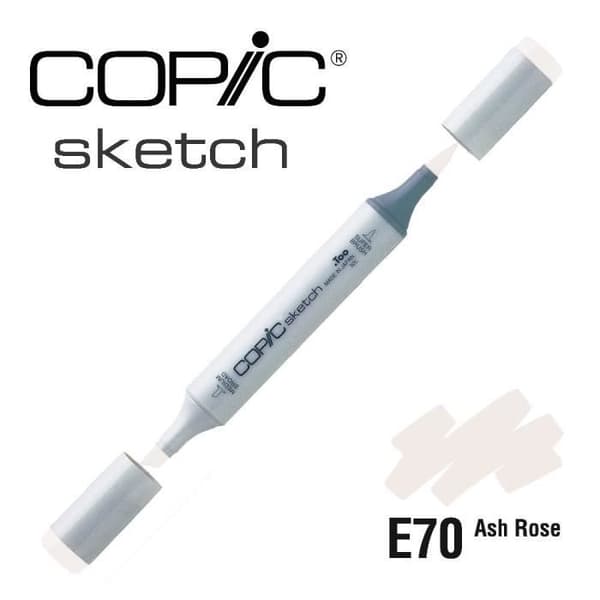 Copic SKETCH alkoholmarkör - Flesh &amp; earth shades E - Mellanmejselspets och borstspets