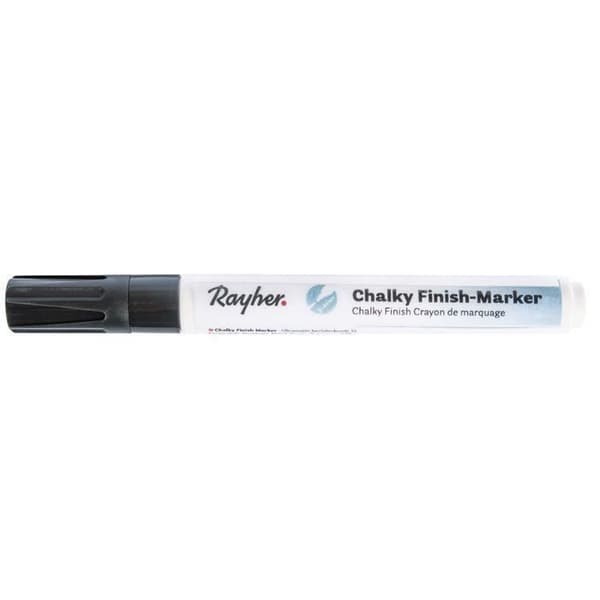 Chalky Finish 2-4mm Round Tip Chalk Marker - Svart