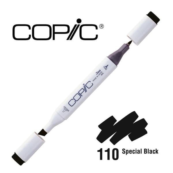 Markör - COPIC - Markör 110 Special Black - Opaque - Oumbärlig - Professionell