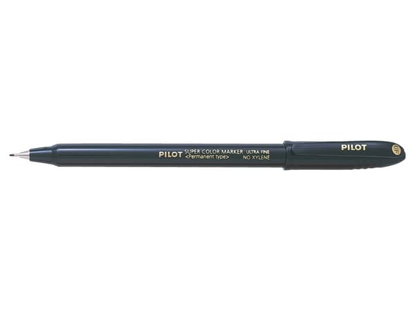 Merkepenn Permanent Ultra Fin Svart Pilot