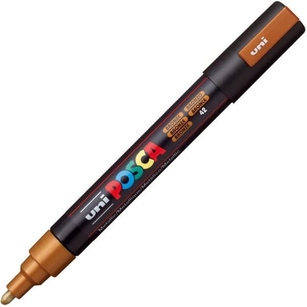 POSCA Marker Medium Conical Brons Tip - Vattenbaserad färg - Linjebredd 1,8-2,5 mm