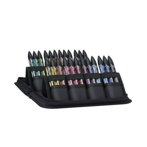 Trousse Promarker Brush - 24 färger - Winsor och Newton