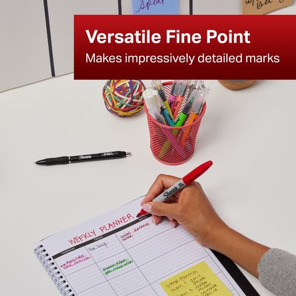 Märkpenna Sharpie Fine Svart 2-pack