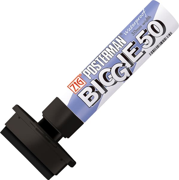 Märkpenna Svart ZIG Posterman Biggie 50 mm Kuretake Zig