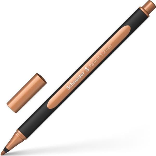 Marqueur - markerpen Schneider - SRML02001102 - Paint-It 020 fin metallisk penna, 1-2 mm, metallisk koppar