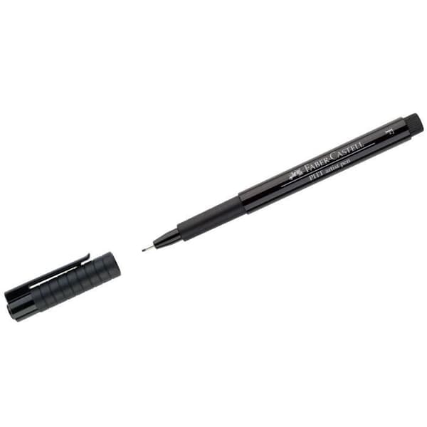 Tuschpennor - FABER-CASTELL - Pitt Artist Pen - Fin spets 0,5 mm - Förpackning om 10 - Svart