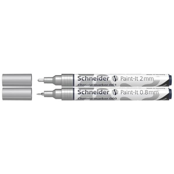 Markör - Schneider - Chrommarker - Krom - Spets - Opak