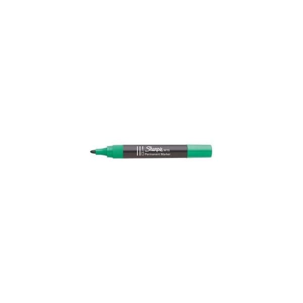 Sharpie M15 Permanent Marker, Bullet Tip, Grön