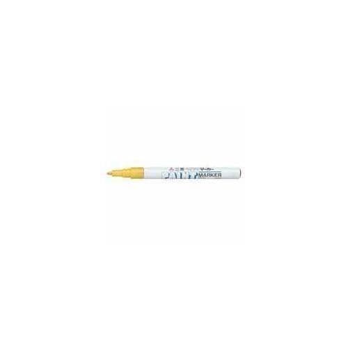 Uniball - Uni Paint PX21/J - Oljefärgsmarkör - Fin kulspets - Gult pigmenteringsbläck - Paket om 12