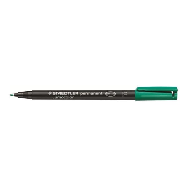 STAEDTLER Lumocolor 318 Permanent markör grön 0,6 mm fin