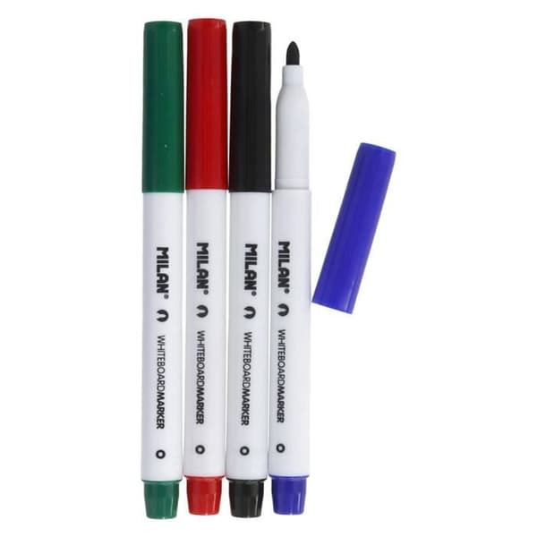 Milan Colors whiteboardmarkör 13,5 x 1 cm 4 st