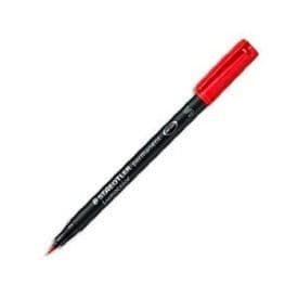 Permanent projektionsmarkör 0,4 mm röd - STAEDTLER - Paket om 10 - Outplånlig - Fin