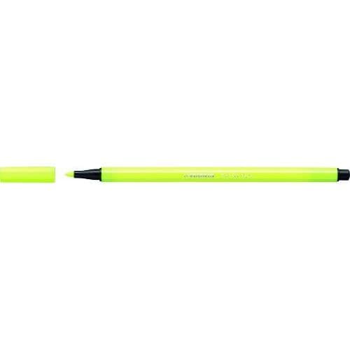 STABILO AQUACOLOR filtpenna - Förpackning om 10 - Gul - 1 mm spets - Vattenavvisande