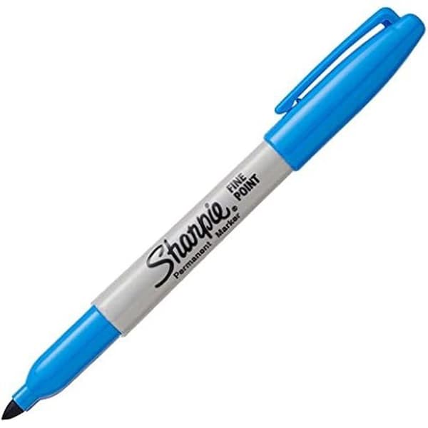 Markörer - SHARPIE - 94327 - Set om 12 - Fin spets 1,0 mm - Flerfärgad - Outplånlig