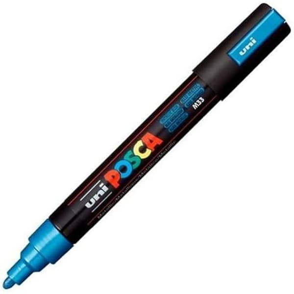 Uni Posca Pen 1,8-2,5 mm - UNI-BALL - Opak - Flerfärgad - Paket om 6