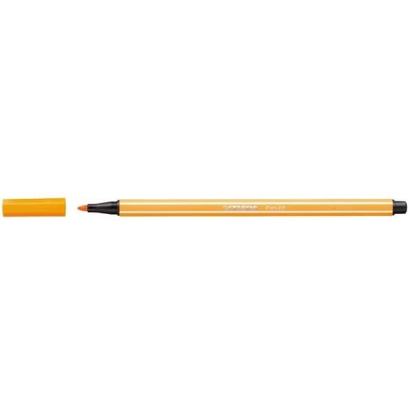 STABILO AQUACOLOR filtpenna - Förpackning om 10 - Orange - 1 mm spets - Vattenavvisande