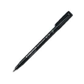 Permanent projektionsmarkör 0,6 mm svart - STAEDTLER - Paket om 10 - Outplånlig - Fin