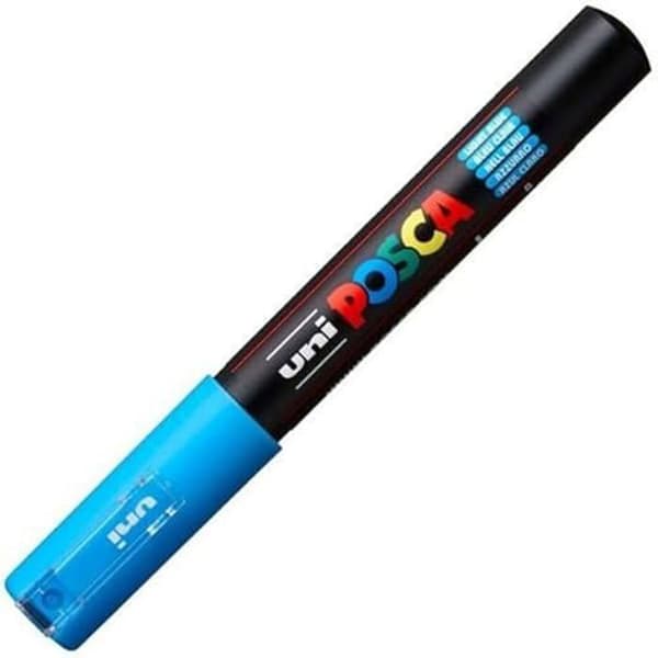 Markör - UNI-BALL - Posca 0,7 mm - Flerfärgad - Fin spets - Outplånlig
