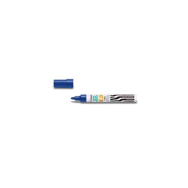 Permanent markör - PILOT - Supercolor - 4 mm kulspets - Vattentätt bläck - Blå - Box med 12