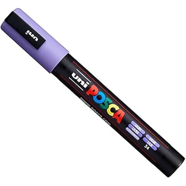 Markör - POSCA - Uni PC-5M - Lila - Fin spets - Opak bläck