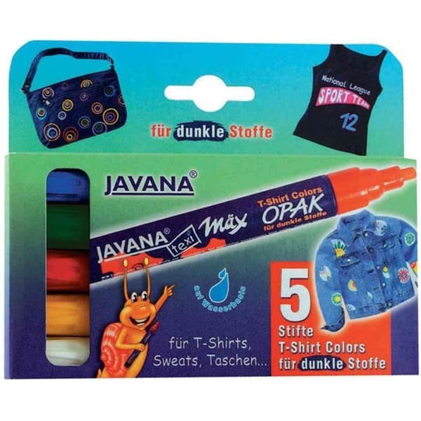 Kit med 5 mörka tygnärare JAVANA "OPAK" Asso