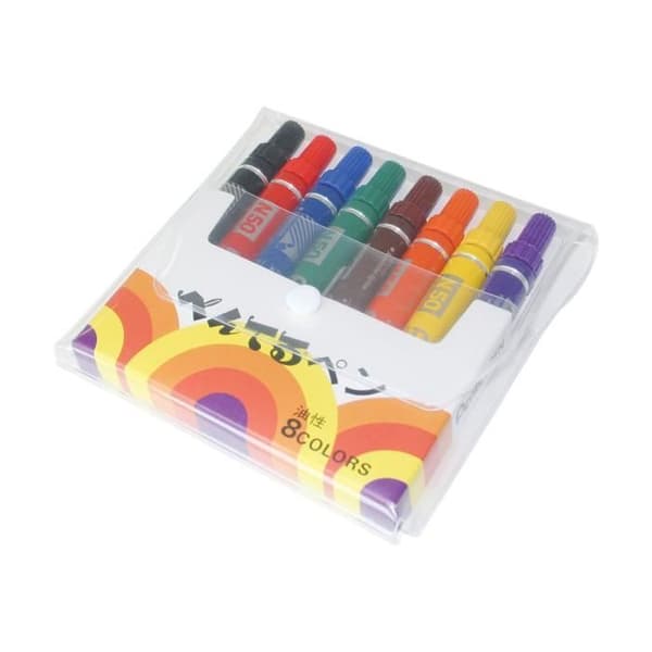 Pentel Permanent markör i assorterade färger 2 mm förpackning om 8