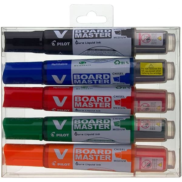 PILOT Begreen V-board Master Whiteboard Marker Medium Fasad Assorted