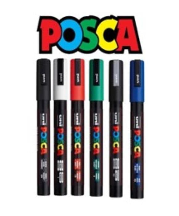 PC-5M medium konisk markör: Extra Varierad färgspets 2,5 mm