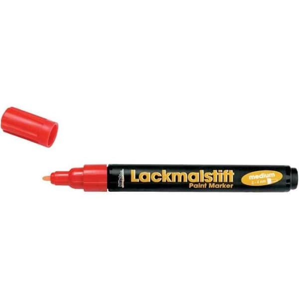 Lackmarker medium - KREUL - Hobby Line - Neon gul - Spetsig spets - Vattentålig