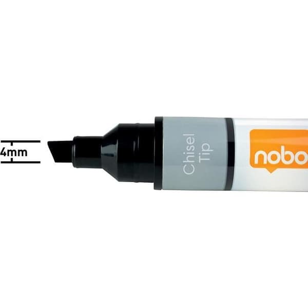 Förpackning med 10 flytande bläck Torrraderingsmarkörer Whiteboard Mejselspets 4 mm