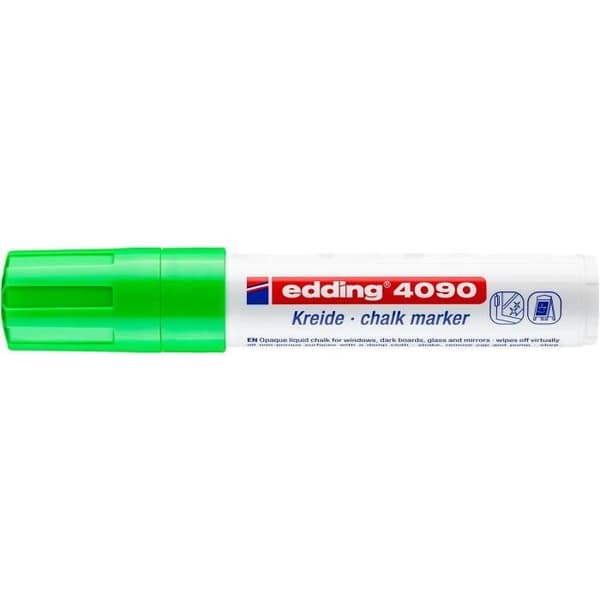Pakete med 5 vätskefärgade kritor 4090 ljusgrön 4-15 mm