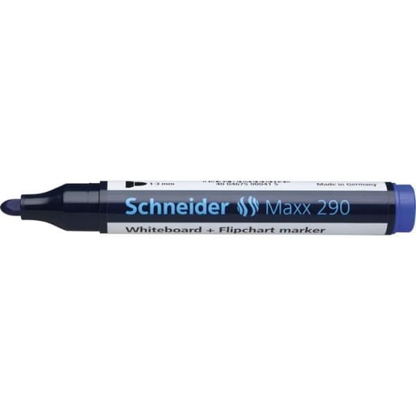Set med 10 Maxx 290 blåa whiteboardmarkörer