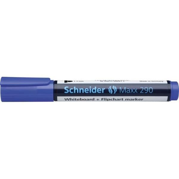 Set med 10 Maxx 290 blåa whiteboardmarkörer