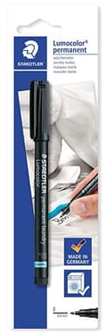 Pikkukuva 1 / 2: Kangasmerkki musta Lumocolor Staedtler F
