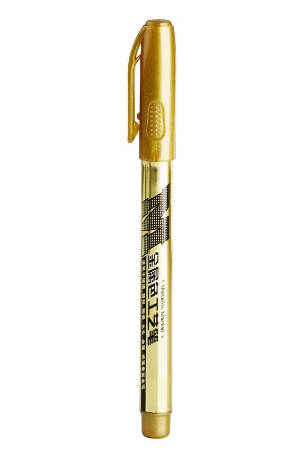 Metallic tusch 1-4 mm M&G guld