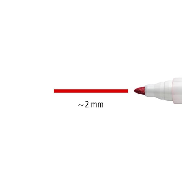 Staedtler v1 torrraderingsmarkör för whiteboards 4-färgsfodral
