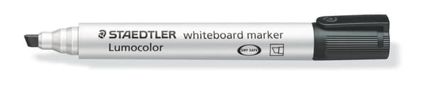 Staedtler mejsel whiteboard markör svart